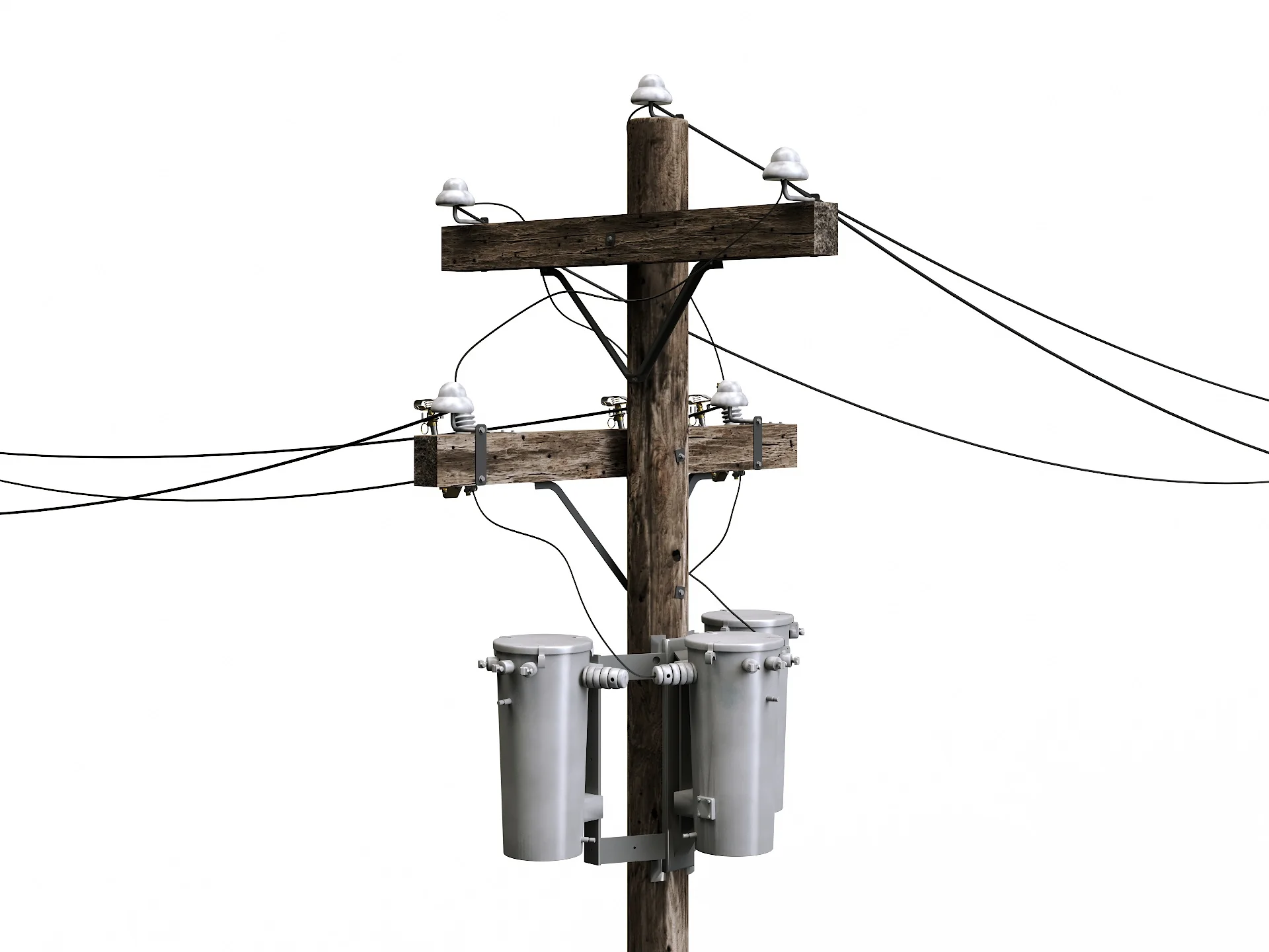 Wooden Electric Poles Set - Image 5